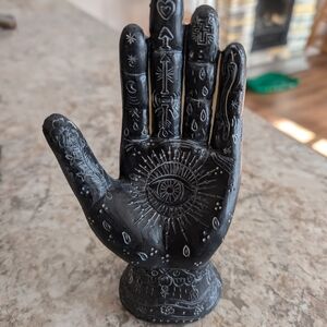 Mystical Black Hand Sculpture